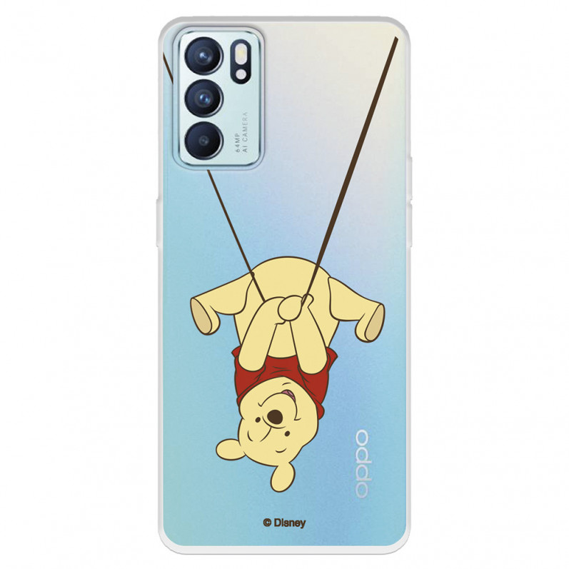 Funda para Oppo Reno6 Oficial de Disney Winnie  Columpio - Winnie The Pooh