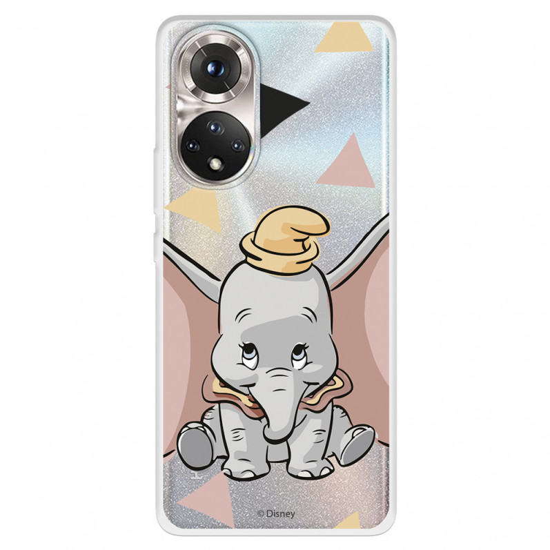 Funda para Huawei Honor 50 5G Oficial de Disney Dumbo Silueta Transparente - Dumbo