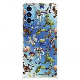 Funda para Oppo Reno4 5G Oficial de Disney Muñecos Toy Story Siluetas - Toy Story