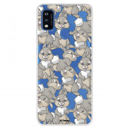 Funda para ZTE Blade A51 Oficial de Disney Tambor Patrones - Bambi