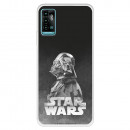 Funda para ZTE Blade A71 Oficial de Star Wars Darth Vader Fondo negro - Star Wars