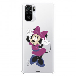 Funda para Xiaomi Redmi Note 10S Oficial de Disney Minnie Rosa - Clásicos Disney