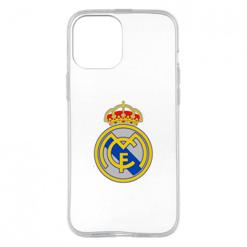 Oficjalne przezroczyste etui Coque Real Madrid Écusson na iPhone 12 Pro Max