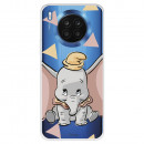 Funda para Huawei Honor 50 Lite Oficial de Disney Dumbo Silueta Transparente - Dumbo