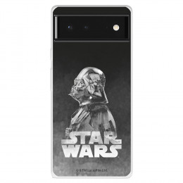 Funda para Google Pixel 6 Oficial de Star Wars Darth Vader Fondo negro - Star Wars