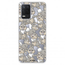 Funda para Realme Narzo 30 5G Oficial de Disney Tambor Patrones - Bambi