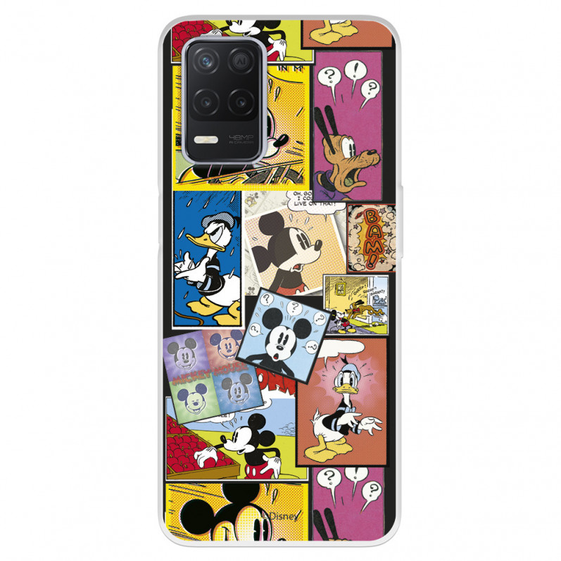 Funda para Realme Narzo 30 5G Oficial de Disney Mickey Comic - Clásicos Disney