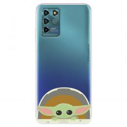 Funda para ZTE Blade V30 Vita Oficial de Star Wars Baby Yoda Sonrisas - The Mandalorian