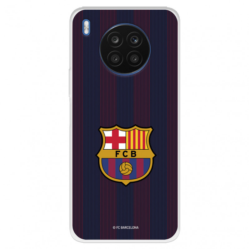 Funda para Huawei Honor 50 Lite del Barcelona Rayas Blaugrana - Licencia Oficial FC Barcelona