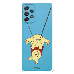 Funda para Samsung Galaxy A52 4G Oficial de Disney Winnie  Columpio - Winnie The Pooh