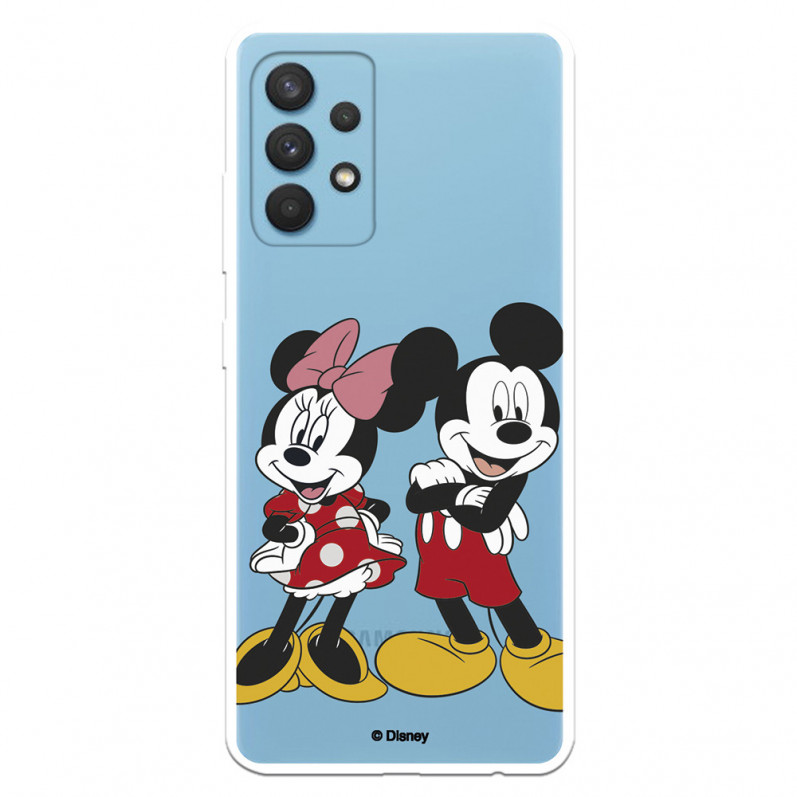 Oficjalne etui ze zdjęciem Disneya Mickey i Minnie Samsung Galaxy A32 4G - Disney Classics