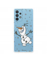 Oficjalne przezroczyste etui Disney Olaf Samsung Galaxy A32 4G - Frozen