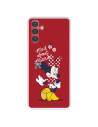 Funda para Samsung Galaxy A13 5G Oficial de Disney Minnie Mad About - Clásicos Disney