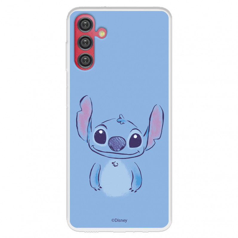 Funda para Samsung Galaxy A13 5G Oficial de Disney Stitch Azul - Lilo & Stitch