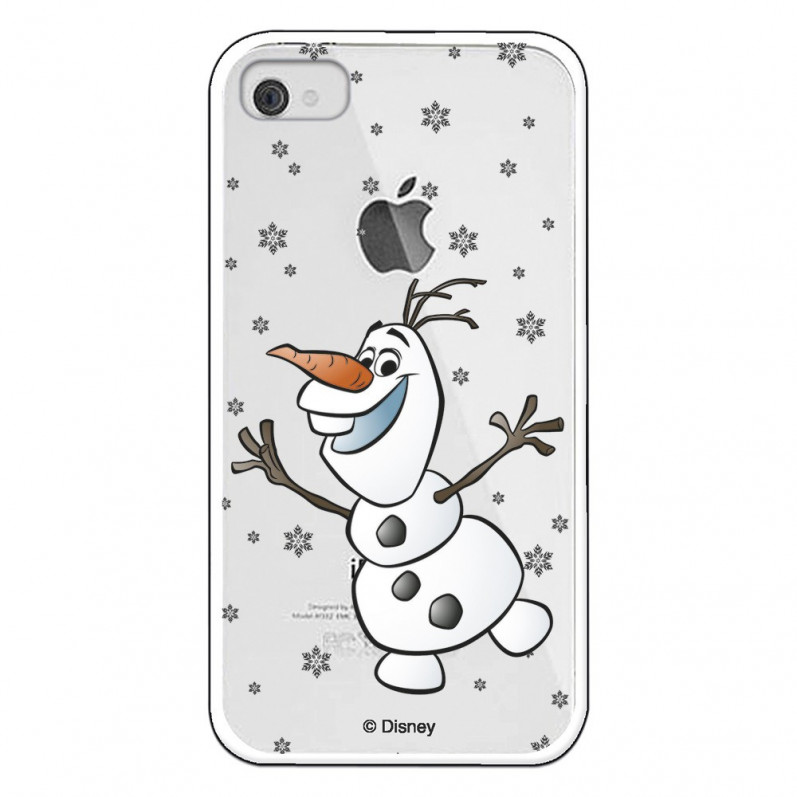 Oficjalne przezroczyste etui Disney Olaf na iPhone 4 — Kraina lodu