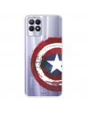 Funda para Realme C11 2021 Oficial de Marvel Capitán América Escudo Transparente - Marvel