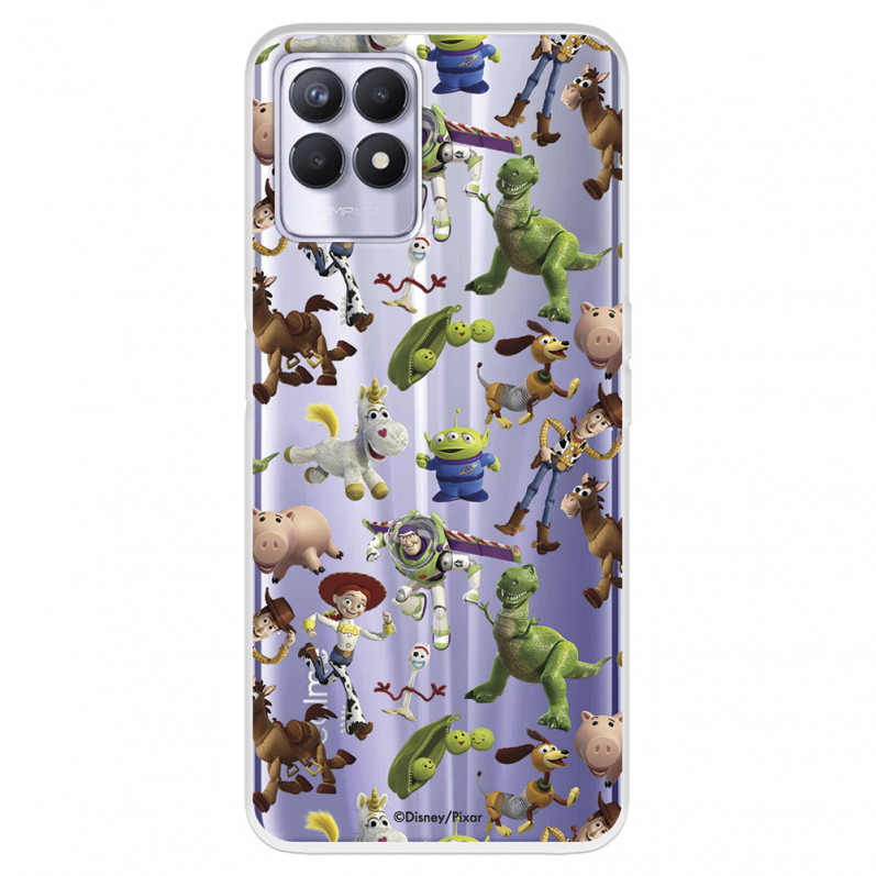 Funda para Realme C11 2021 Oficial de Disney Muñecos Toy Story Siluetas - Toy Story