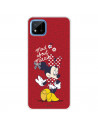 Funda para Realme 8i Oficial de Disney Minnie Mad About - Clásicos Disney