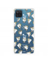 Funda para Samsung Galaxy M22 Oficial de Disney Chip Potts Siluetas - La Bella y la Bestia