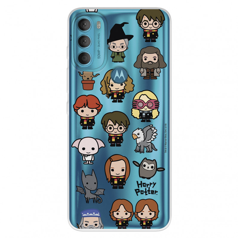 Funda para Motorola Moto G71 5G Oficial de Harry Potter Personajes Iconos - Harry Potter