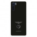 Funda para Oppo A91 del Escudo Fondo Negro  - Licencia Oficial Benfica