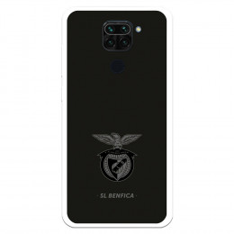 Funda para Xiaomi Redmi Note 9 del Escudo Fondo Negro  - Licencia Oficial Benfica