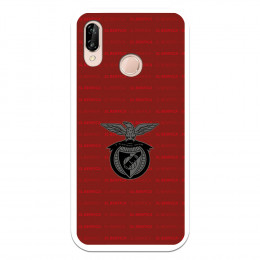 Funda para Huawei P20 Lite del Escudo Fondo Granate  - Licencia Oficial Benfica