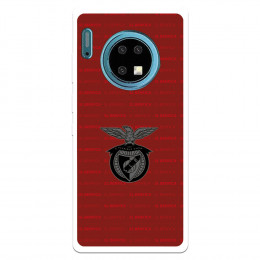 Funda para Huawei Mate 30 Pro del Escudo Fondo Granate  - Licencia Oficial Benfica