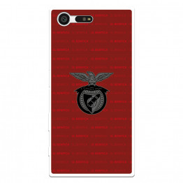 Funda para Sony Xperia X Compact del Escudo Fondo Granate  - Licencia Oficial Benfica