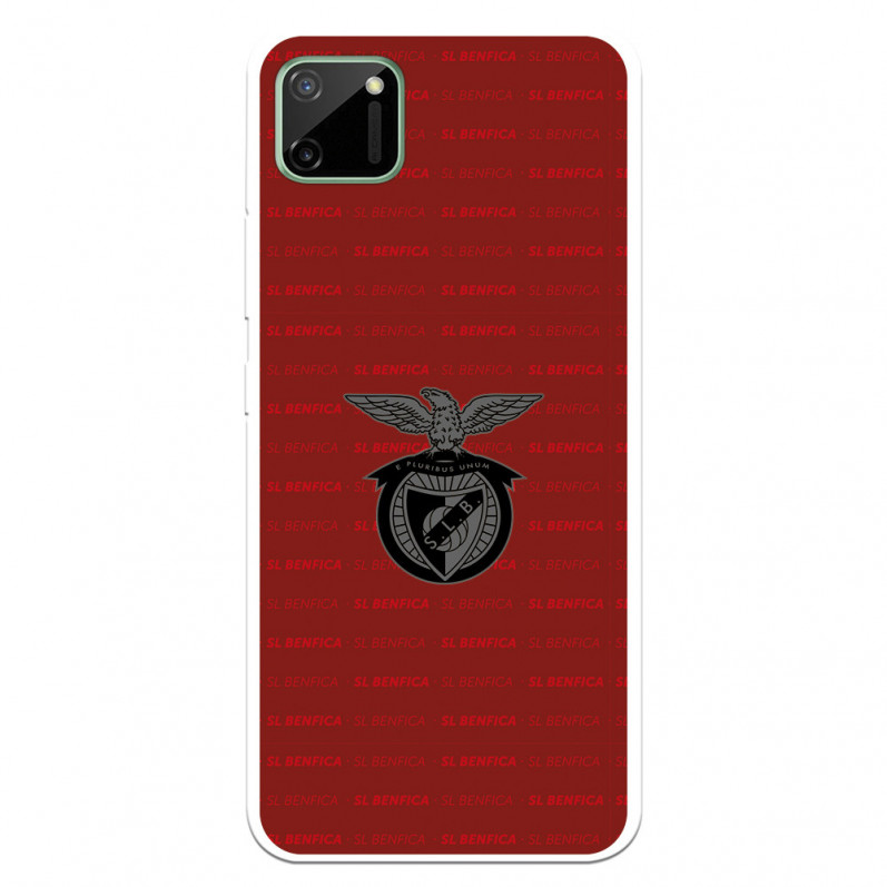 Funda para Realme C11 del Escudo Fondo Granate  - Licencia Oficial Benfica