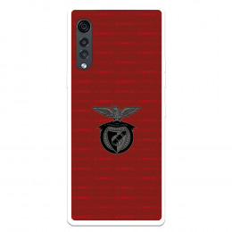 Funda para LG Velvet 5G del Escudo Fondo Granate  - Licencia Oficial Benfica