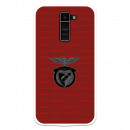 Funda para LG K10 del Escudo Fondo Granate  - Licencia Oficial Benfica