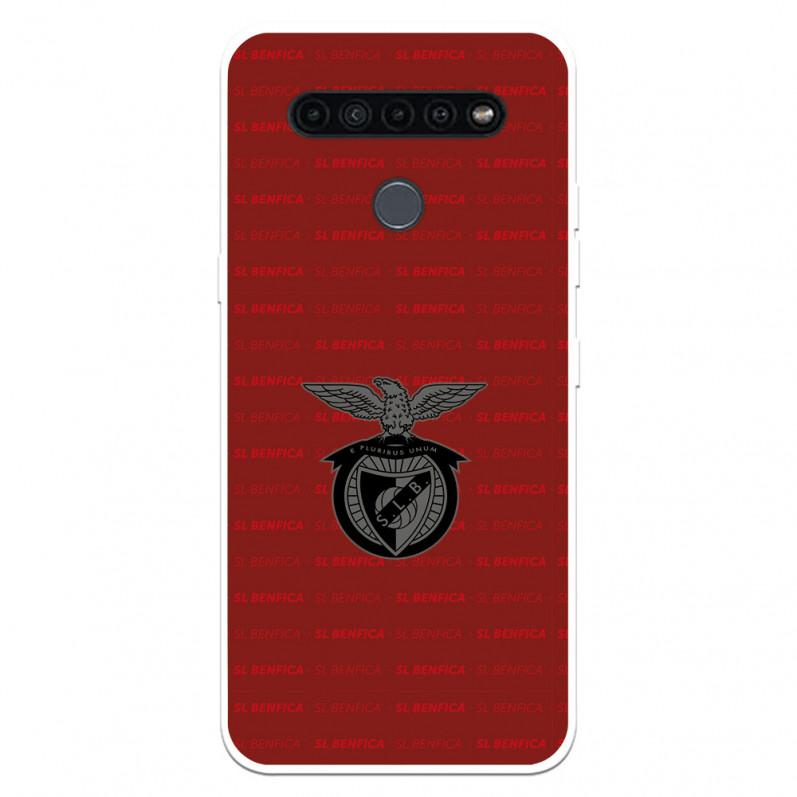 Funda para LG K41s del Escudo Fondo Granate  - Licencia Oficial Benfica