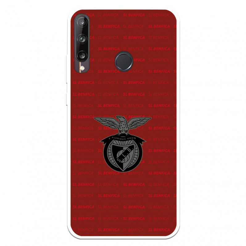 Funda para Huawei P40 Lite E del Escudo Fondo Granate  - Licencia Oficial Benfica