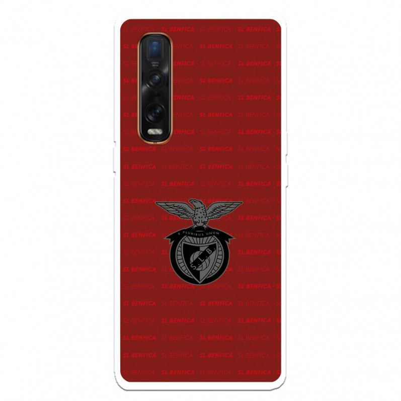 Funda para Oppo Find X2 Pro del Escudo Fondo Granate  - Licencia Oficial Benfica