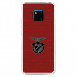 Funda para Huawei Mate 20 Pro del Escudo Fondo Granate  - Licencia Oficial Benfica