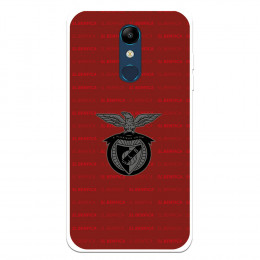 Funda para LG K11 del Escudo Fondo Granate  - Licencia Oficial Benfica