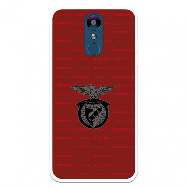 Funda para LG K9 2018 del Escudo Fondo Granate  - Licencia Oficial Benfica