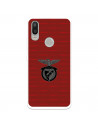 Funda para BQ Aquaris X2 del Escudo Fondo Granate  - Licencia Oficial Benfica