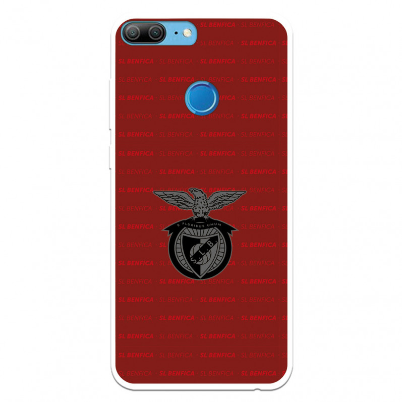 Funda para Huawei Honor 9 Lite del Escudo Fondo Granate  - Licencia Oficial Benfica