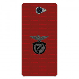 Funda para Huawei Y7 del Escudo Fondo Granate  - Licencia Oficial Benfica