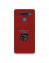 Funda para LG Q60 del Escudo Fondo Granate  - Licencia Oficial Benfica