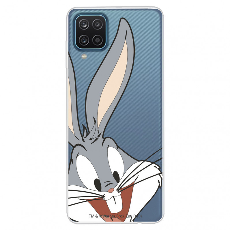 Oficjalne etui Warner Bros Bugs Bunny Przezroczysta sylwetka Samsung Galaxy A12 - Looney Tunes