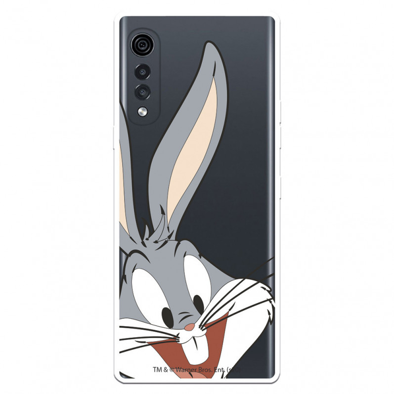 Oficjalna sylwetka Królika Bugsa firmy Warner Bros Przezroczyste etui LG Velvet 5G — Looney Tunes