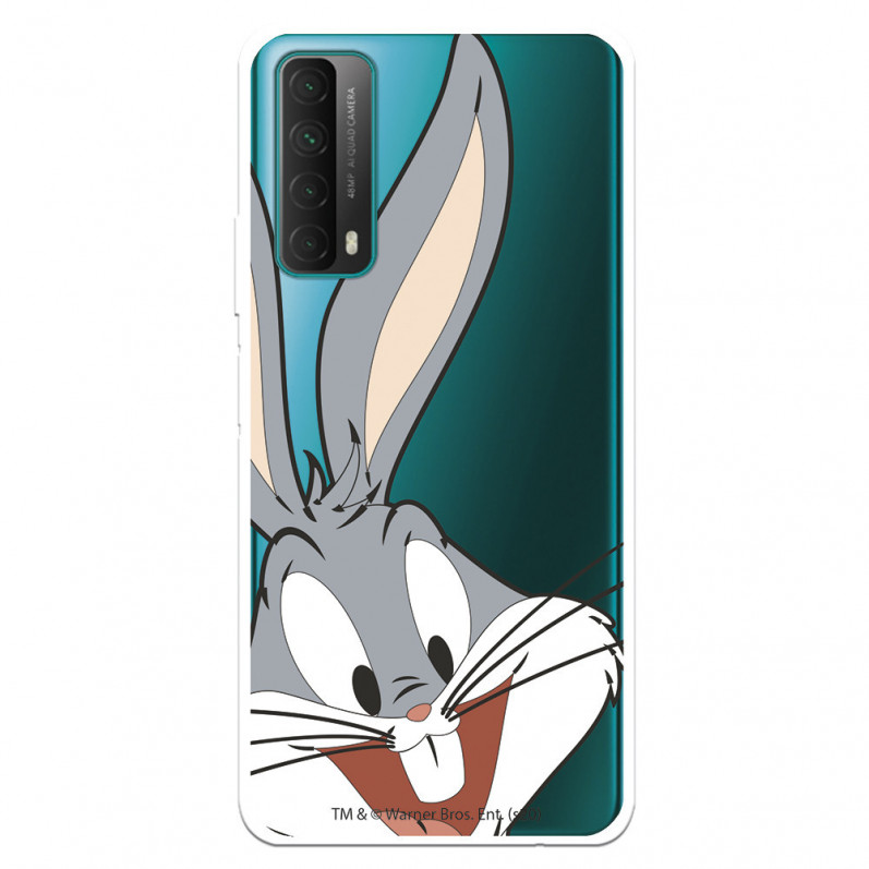 Oficjalne etui Warner Bros Bugs Bunny Huawei P Smart 2021 z przezroczystą sylwetką — Looney Tunes