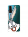 Oficjalne etui Warner Bros Bugs Bunny Huawei P Smart 2021 z przezroczystą sylwetką — Looney Tunes