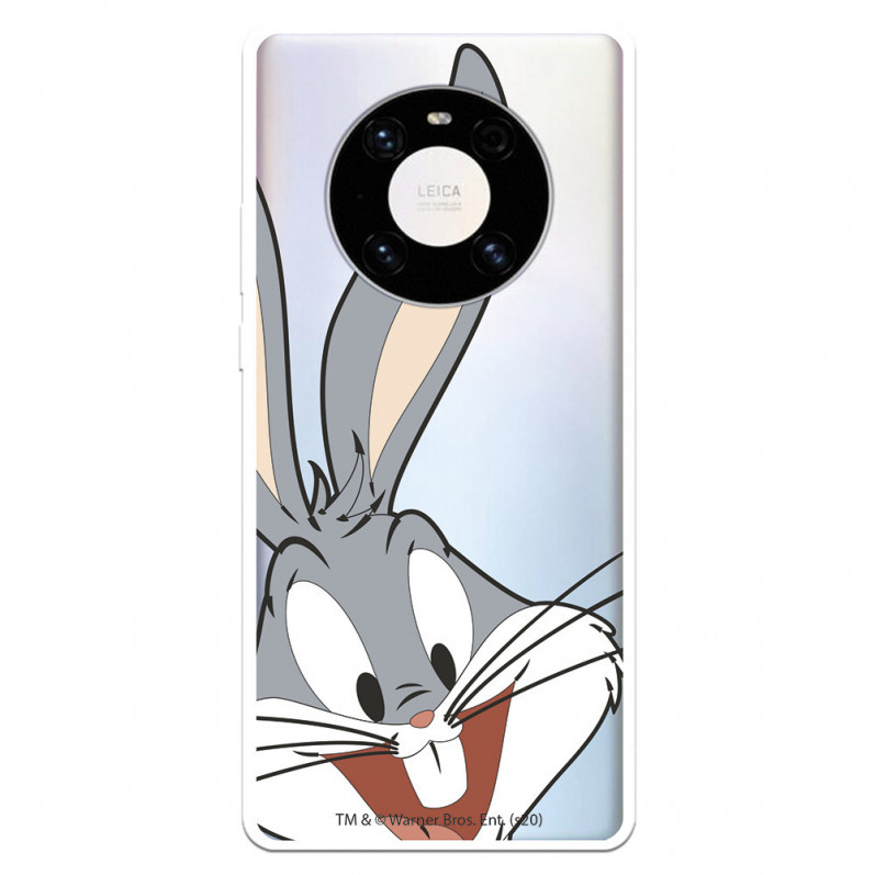 Oficjalne etui Warner Bros Bugs Bunny Silhouette Przezroczyste etui do telefonu Huawei Mate 40 Pro — Looney Tunes