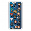 Carcasa Oficial Harry Potter icons characters para LG K40- La Casa de las Carcasas