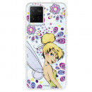 Funda para Vivo Y33s Oficial de Disney Campanilla Flores - Peter Pan