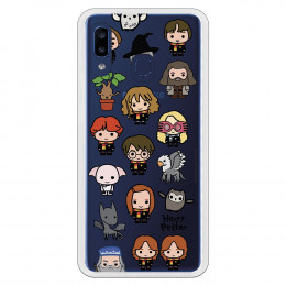 Carcasa Oficial Harry Potter icons characters para Samsung Galaxy A20e- La Casa de las Carcasas